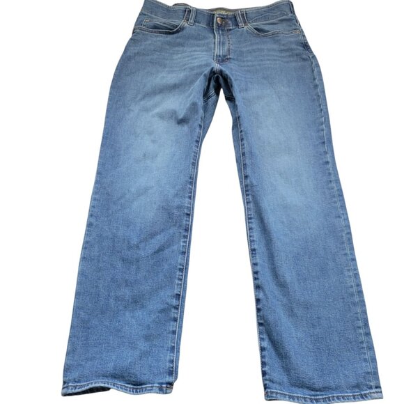 Lee Extreme Motion MVP Mens Jeans 36x30 Regular Straight Dark Wash - Picture 1 of 8